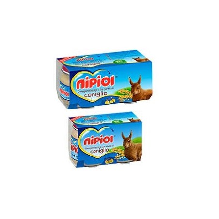 Nipiol Omogeneizzato Coniglio 80 G 2 Pezzi