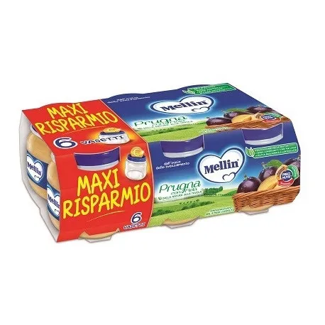 Mellin Omogeneizzato Pesce Platessa Offerta 12 Vasetti da 80gr MELLIN