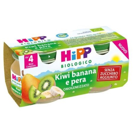 Hipp Omogenizzato Kiwi Banana Pera 2x80g