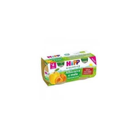 Hipp Omogenizzato Albicocca/Mela 2x80g