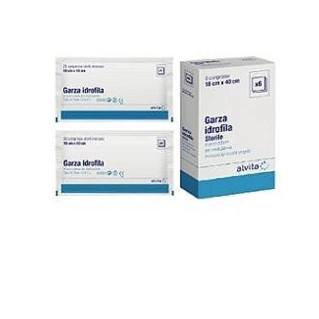 Garza Alvita Sterile 10x10cm 50 Pezzi