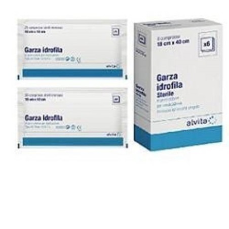 Garza Alvita Sterile 10x10cm 50 Pezzi