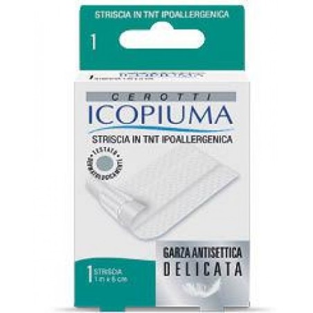 Icopiuma Cerotto Striscia In Tnt Ipoallergenica 1m X 6cm