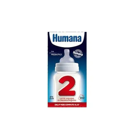 Humana 2 Gos 12 Slim Pack latte liquido di proseguimento 470 Ml - Para- Farmacia Bosciaclub