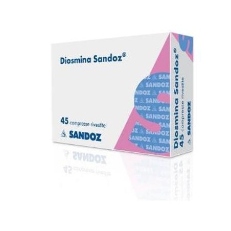 Sandoz Diosmina integratore per gambe gonfie e pesanti 45 compresse