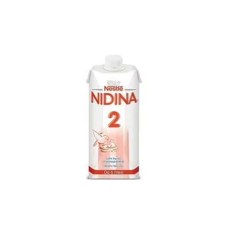 Nestlè Nidina 2 Optipro Liquido Latte di Proseguimento 500 ml