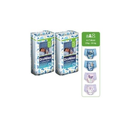 Huggies Drynites Boy 4/7 Anni Medium 10 Pezzi