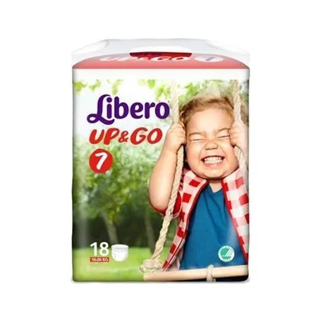 Libero Up&go Pannolino Bambini Taglia 7 16-26 18 pezzi - Para-Farmacia  Bosciaclub