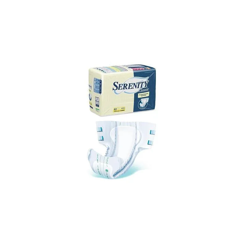 Serenity Pannolone Classic Super Misura Xl incontinenza grave 15 Pezzi -  Para-Farmacia Bosciaclub