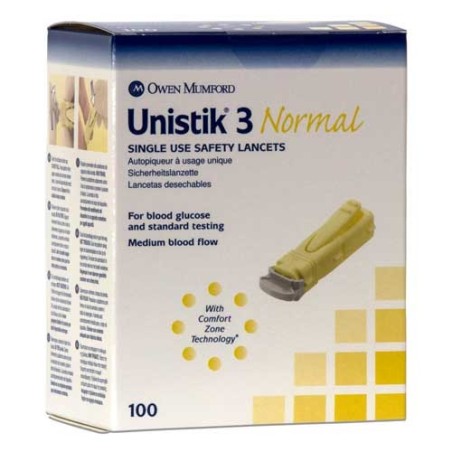 Unistik 3 Normal 100 Lancette