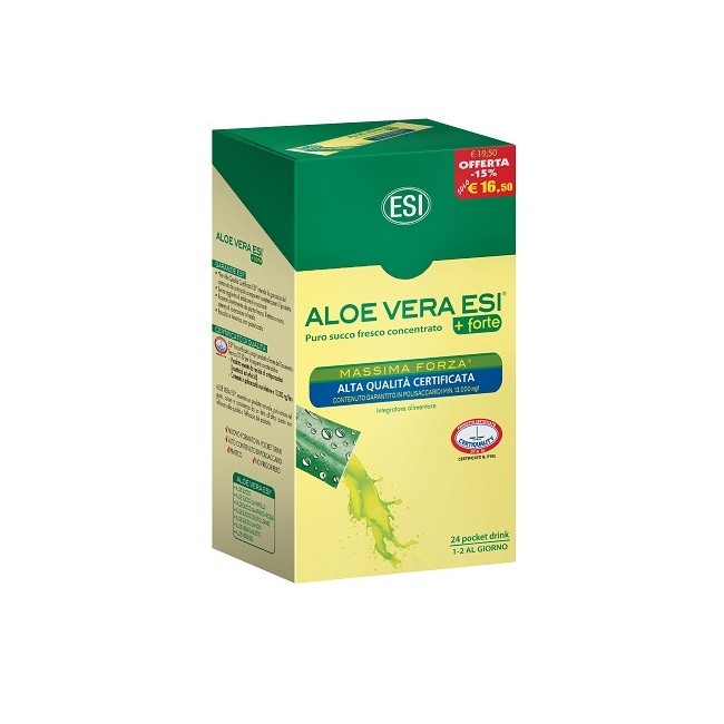 Esi Aloe Vera 24 Pocket Drink Massima Forza 20 Ml