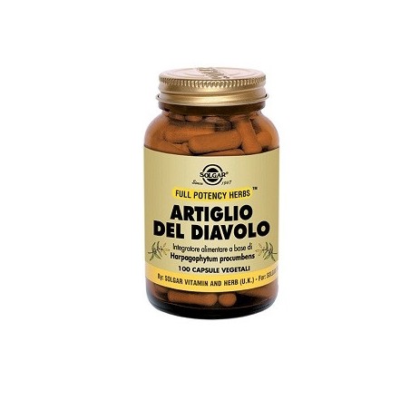 Solgar Artiglio Del Diavolo 100 Capsule Vegetali