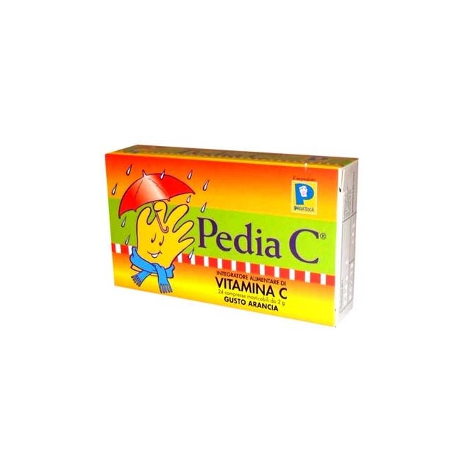 Pedia C Arancia 24 Compresse Masticabili