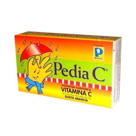 Pedia C Arancia 24 Compresse Masticabili