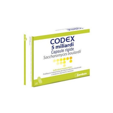 Codex*20 Capsule 5m Miliardi 250mg Blister