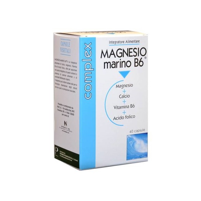 Magnesio Marino B6 40 Capsule