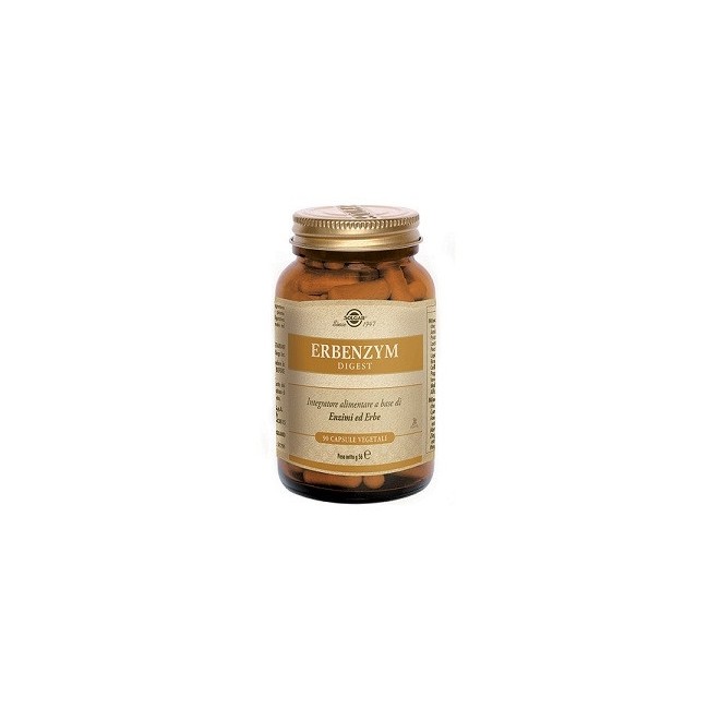 Solgar Erbenzym Digest 90 Capsule Vegetali Flacone 56 G