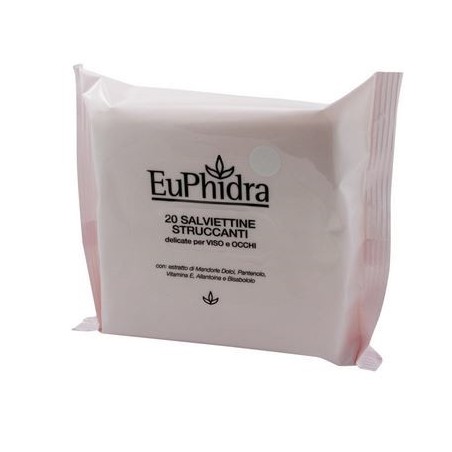 Euphidra Salviettine Struccanti 20 Pezzi