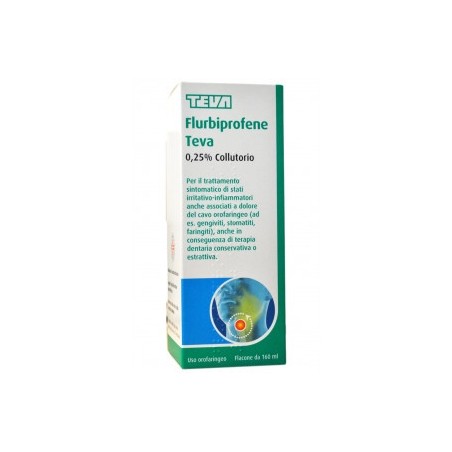 Flurbiprofene Teva Collutorio 160ml