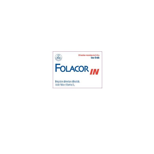 Folacorin 20 Bustine Monodose Da 2,16 G L'una