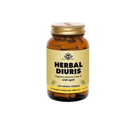 Solgar Herbal Diuris 100 Capsule Vegetali