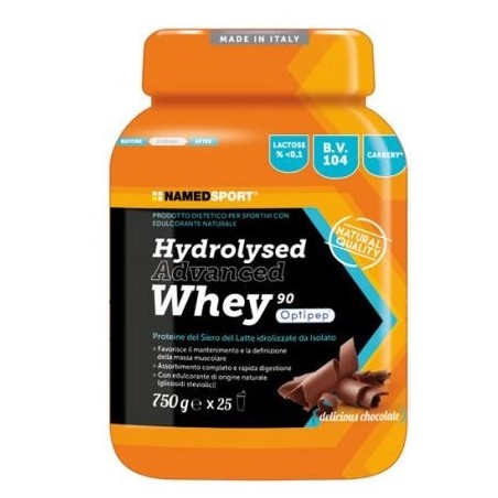 Named Hydrolysed Advanced Whey Delicious Chocolate Polvere Orale 750 G