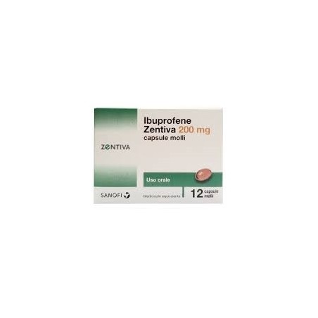 Ibuprofene Zentiva * 12 Capsule 200mg