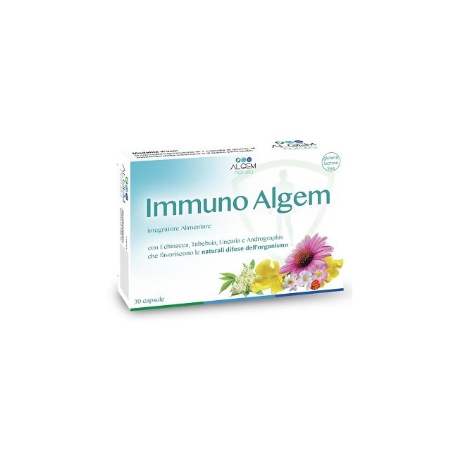 Immuno Algem 30 Capsule Vegetali Da 400 Mg