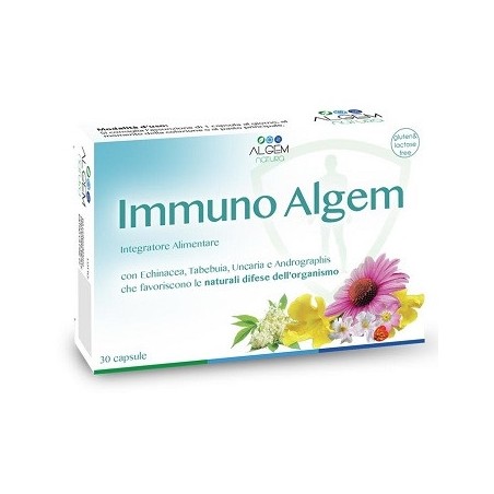 Immuno Algem 30 Capsule Vegetali Da 400 Mg