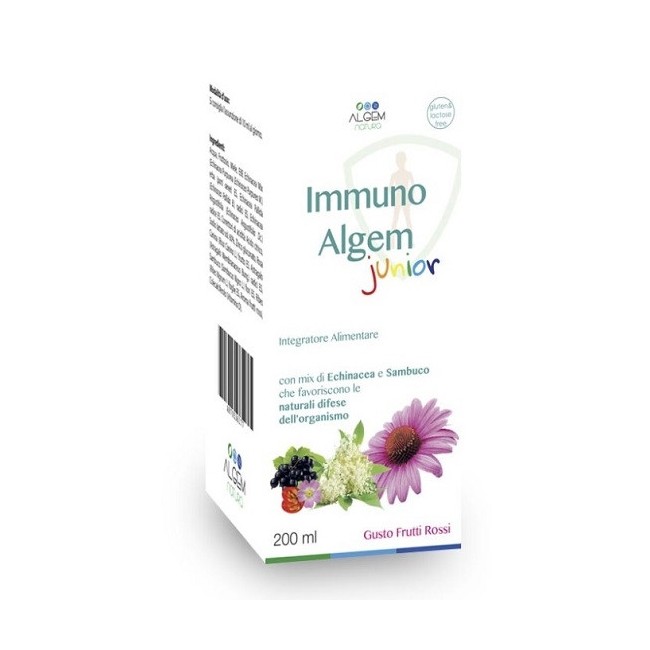 Immuno Algem Junior sciroppo integratore 200ml