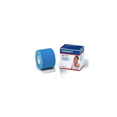 Leukotape K 5x500cm Media Azzurro