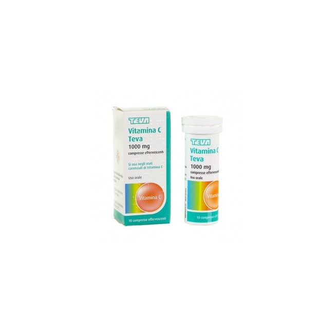 Vitamina C Teva* 10 Compresse Effervescenti 1g