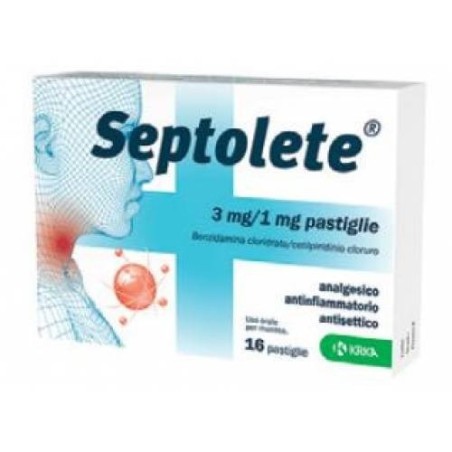 Septolete*16pastiglie 3mg+1mg