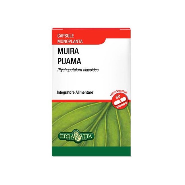 Erba Vita Muira Puama 60 Capsule 400mg