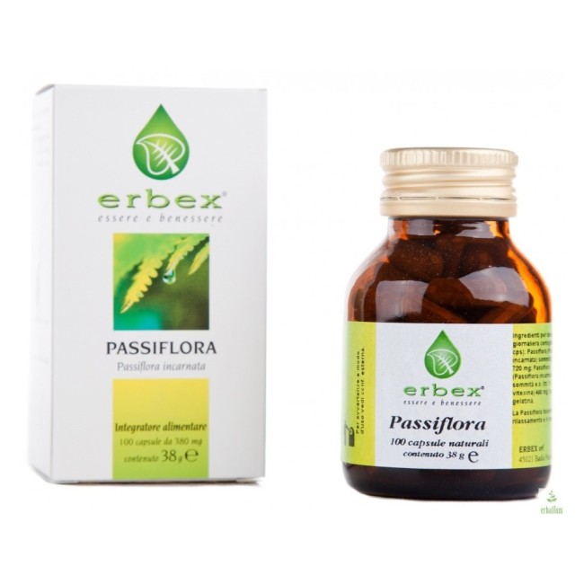 Erbex Passiflora 100 Capsule 380mg