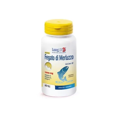 Longlife Olio Fegato Di Merluzzo 1000mg 60 Perle - Para-Farmacia Bosciaclub