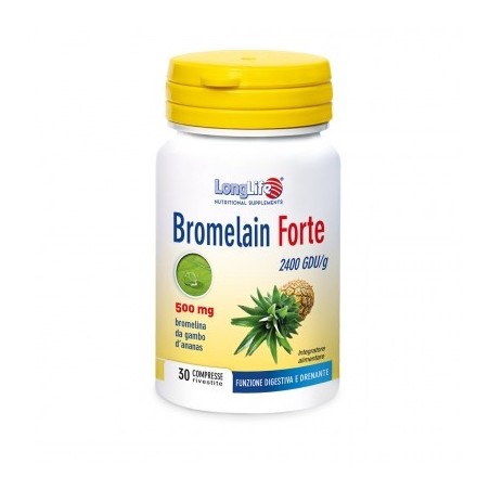 Longlife Bromelain Forte 30 Tavolette