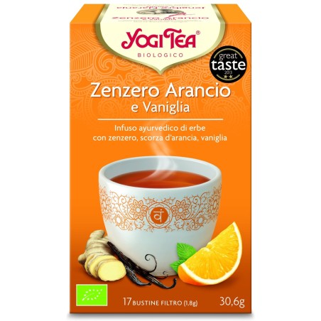 Yogi Tea Zenzer Arancia Vaniglia Bio 17 Filtri