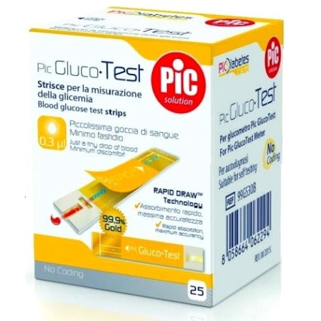 Strisce Pic Glucotest 25 Pezzi