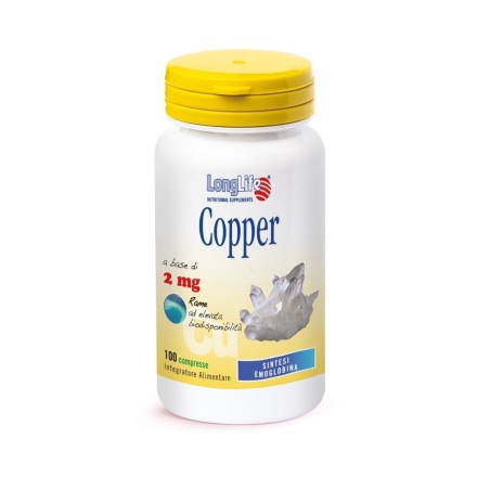 Longlife Copper 2mg 100 Compresse