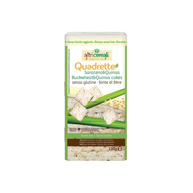 Altri Cereali Quadrette Al Grano E Quinoa 130g