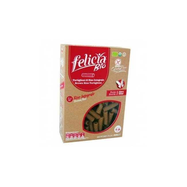 Felicia Bio Tortiglioni Di Riso Integrale Senza Glutine 340g