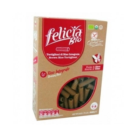 Felicia Bio Tortiglioni Di Riso Integrale Senza Glutine 340g