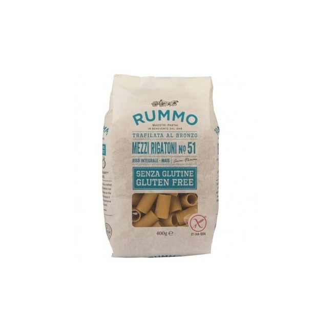 Rummo Mezzi Rigatoni Mais&riso Integrale Senza Glutine 400g