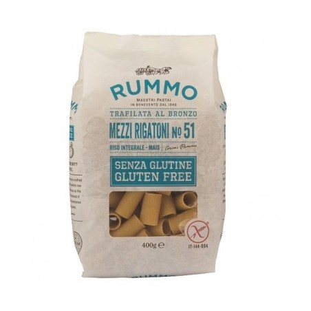 Rummo Mezzi Rigatoni Mais&riso Integrale Senza Glutine 400g