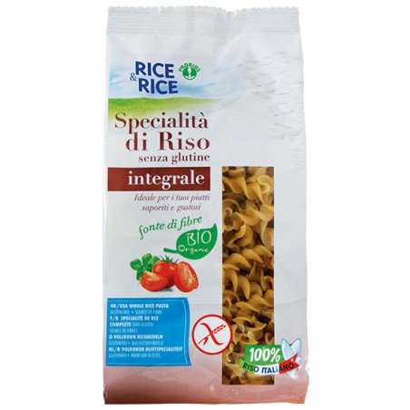 Rice&rice Fusilli Pasta Di Riso Integrale Senza Glutine 250g