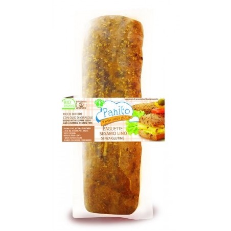 Probios Panito Baguette Sesamo E Lino Senza Glutine 180g