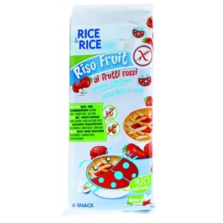 Rice&rice Riso Fruit Ai Frutti Rossi 6x33g