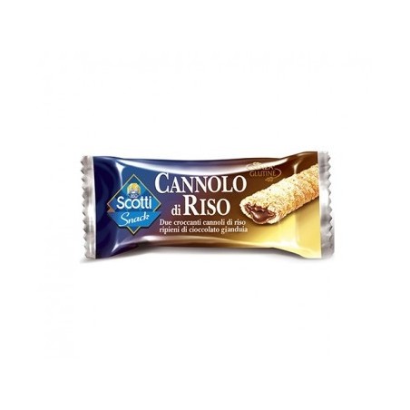 Scotti Cannolo Di Riso Con Cioccolato Senza Glutine 25g