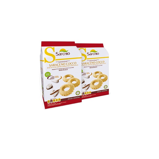 Sarchio Biscotti Grano Saraceno E Cocco Senza Glutine 200g